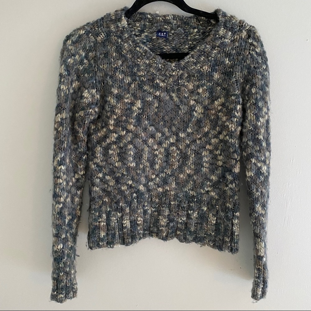 Gap Sweater Womens Juniors V Neck Wool Blend